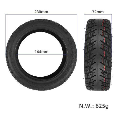10*2.50-6.5 tubeless tire with PVR50 valve