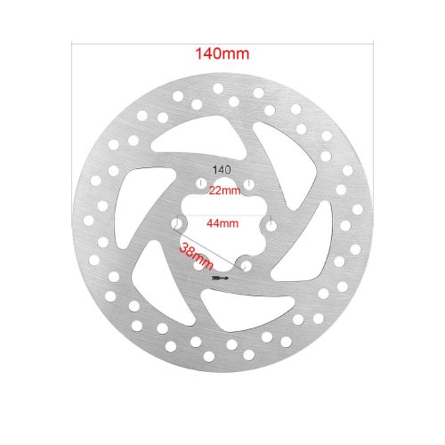 140mm féktárcsa  6-lyukkal (44mm diagonal)