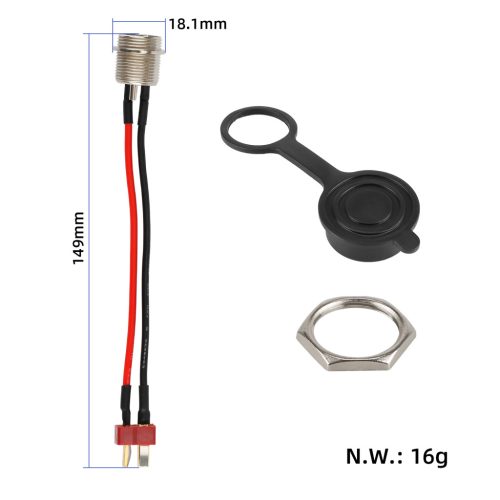 GX16 "T" Charging cable for Kugoo M4