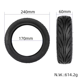   Külső gumi 60/65-6,9 tubeless – Segway Ninebot Max G2 hátsó kerék / Yuanxing 10"