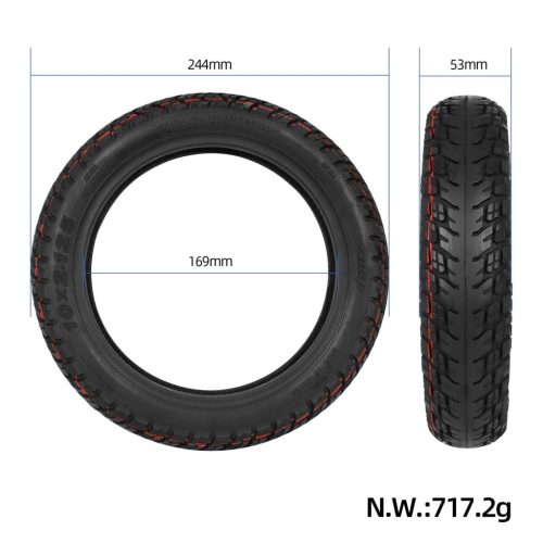 10*2.125 Self-repairing Off-road Tubeless Tire for Segway F20 F25 F30 F40 scooters