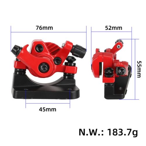 KugooM4 red rear disc brake (top fan type)