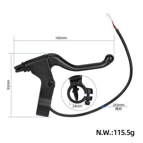 JAK right brake handle with bell (EL-216D)