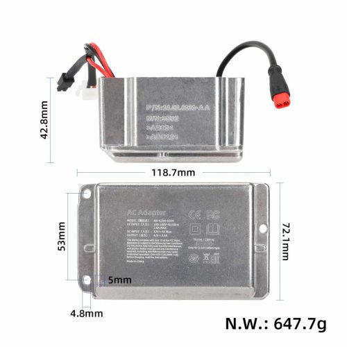 Built-in Charger for Ninebot Max G30/G2/G65/G30D/F2 scooters