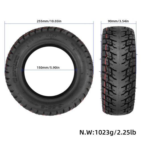 3.50-6 off-road tubeless külső gumi 10"