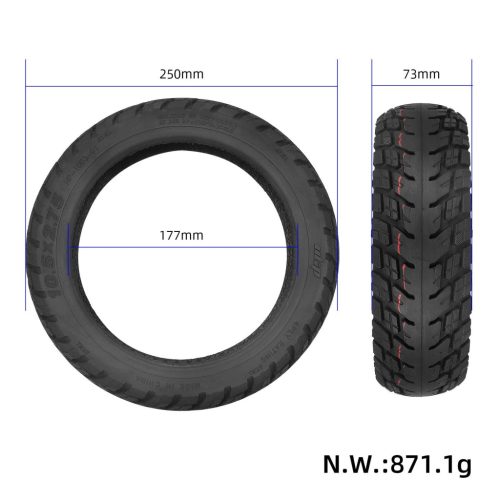 10.5*2.75 off-road tubeless tire