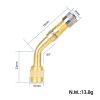 Gold 135 degree air nozzle