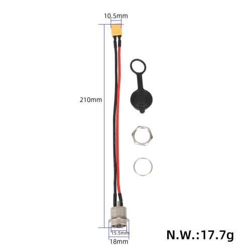 GX16 Charging cable with XT30 Connector