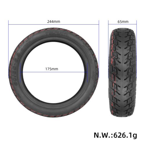 10" 60/65-6.9 off-road /tubeless/ külső gumi 