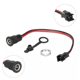 DC 2,1 mm töltőcsatlakozó – E-roller