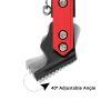Black-Red adjustable kickstand for F and Xiaomi 4 series scooters