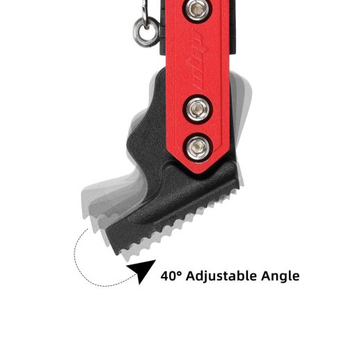 Black-Red adjustable kickstand for F and Xiaomi 4 series scooters