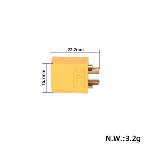 XT60 aircraft model plug male