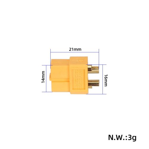 XT60 aircraft model plug female