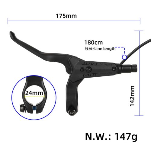 1 Kit NUTT Hydraulic Brake with 180cm brake cabe and 220mm oli tubes