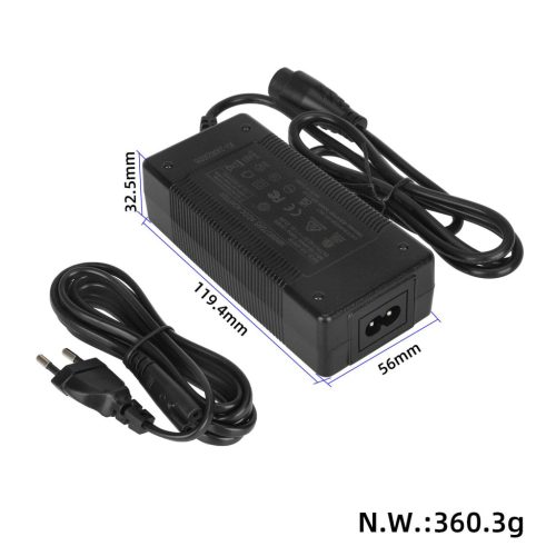 DUALTRON original 42V1.5A charger with 3-pin LP16 connector(EU plug)