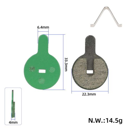 Zöld fékbetét KugooKirin G2 pro/G2 Max elektromos rollerhez