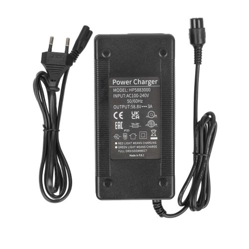 58.8V3A / töltő /3 pins（EU plug) Zero 10X scooters