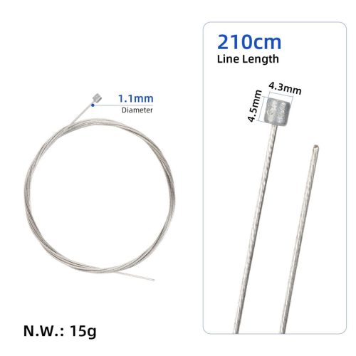 1.2 (1*19)*2.1 meters ordinary 304 universal rear gearshift wire core