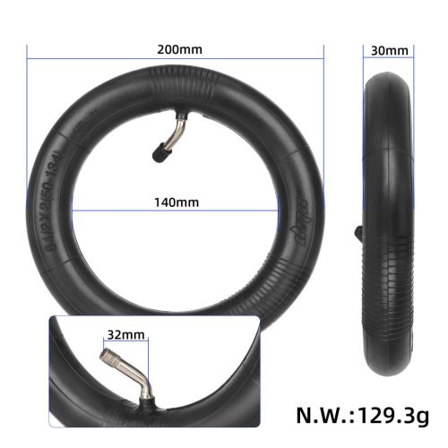 Gumibelső 81/2*2 (50-134mm) 45 fokos szeleppel 8,5" 