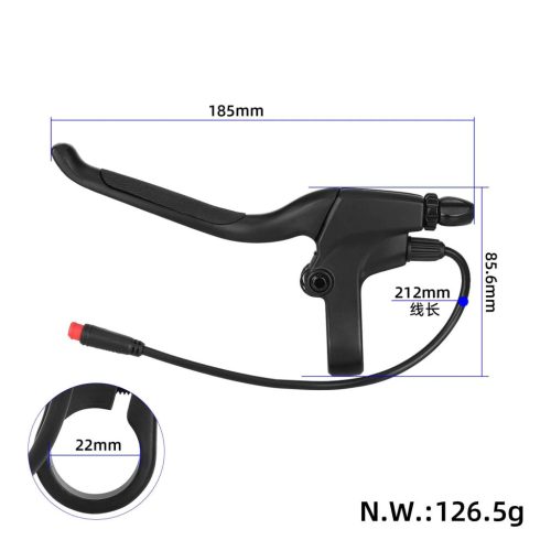 left brake shifter with sensor and waterproof connector for SmartGyro scooter