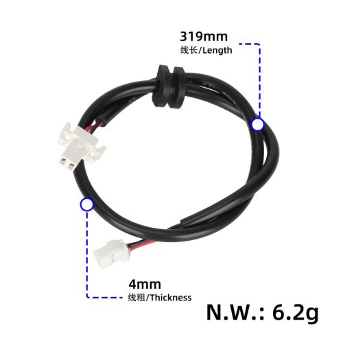battery connector with silicone waterproof plug of rear tail lamp for Max G30 scooter