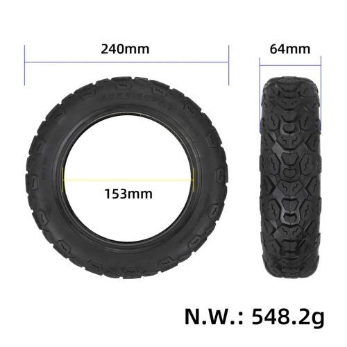 70/50-6.1 widened tubeless tire 10"