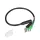 3+6 pin anya motorkábel + 9 kis kábel (40cm, 1000W)