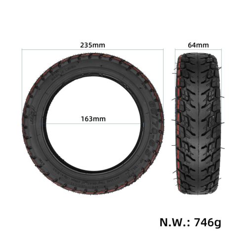  60/70-6.5 self-repairing off road tubeless tire with goo
