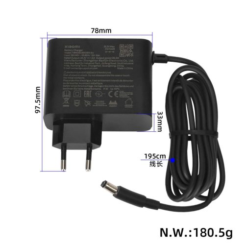 Original 24.2V1.5A charger with DC2.1 head(EU plug)