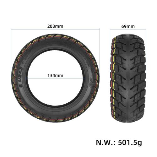  8.5*3 off road tubeless tire with 134mm inner diameter for VSETT 8/9 Macury Zero 8/9 Series scooter