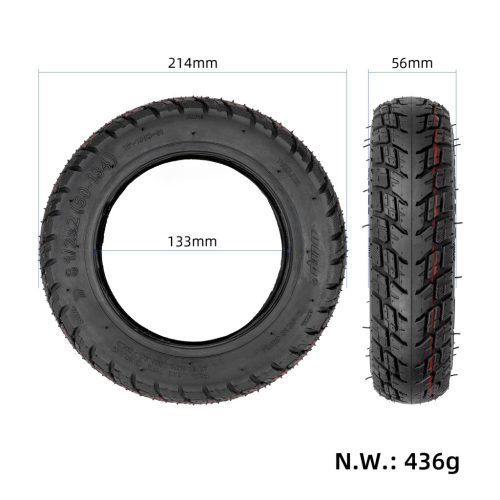  81/2*2(50-134) off road tire with 134mm inner diameter for zero 9 scooter