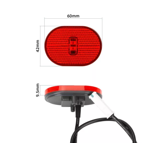 Hátsó LED lámpa Xiaomi Mi4 Pro/ Ninebot F30 elektromos robogóhoz