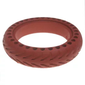 8,5x2 piros tömör gumi lyukakkal / Xiaomi M365