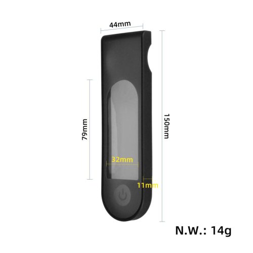 Black waterproof silicone display cover with glue for Xiaomi 4Ultra