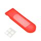 Red waterproof silicone display cover with glue for Xiaomi 4Ultra