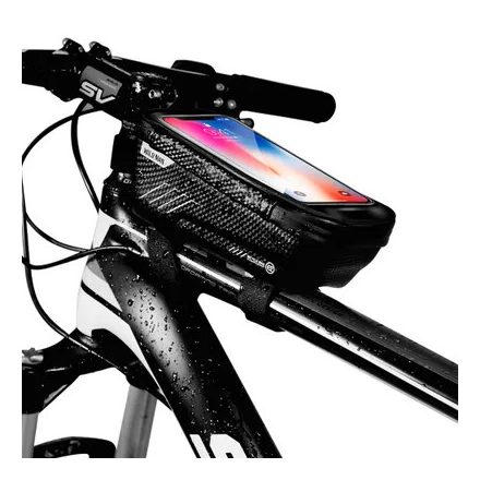 Bicycle holder / front beam bag touch screen with zipper WILDMAN E2 1L 4 "- 7"