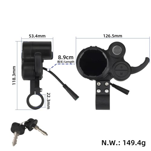 Kukirin M4 Max kijelző 