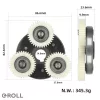fogaskerék szabadonfutóval 500 W-os motorokhoz 36 T (jobb oldali kábelkivezetéssel)