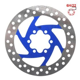 140mm féktárcsa 6 lyukkal-kék