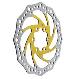 140mm féktárcsa 6 lyukkal-sárga