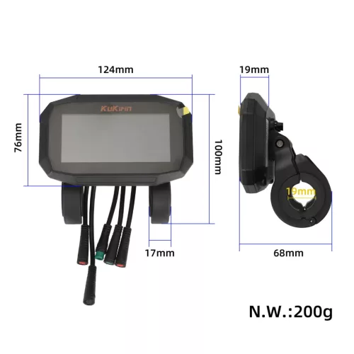 Kijelző – Kukirin G2 Pro (2025 modell)