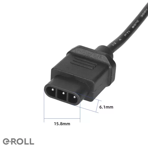 Adapter kábel  DC2.1 to 3 pin NIU 