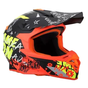 Cross Naxa bukósisak Matt narancs -fekete-L