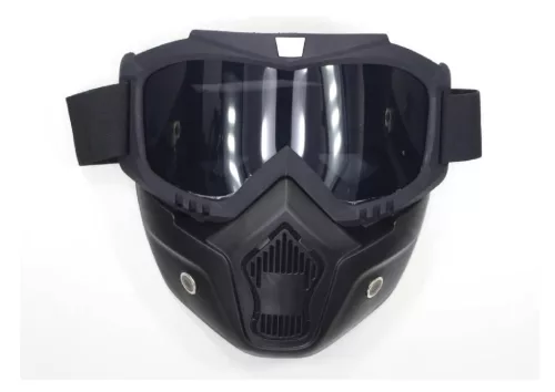 Cross rolleres/biciklis szemüveg + levehető állrésszel ( sötét plexivel ) 