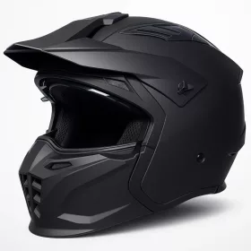   Horn Multi -X Levehető állrészes bukósisak napszemüveggel Matt fekete M