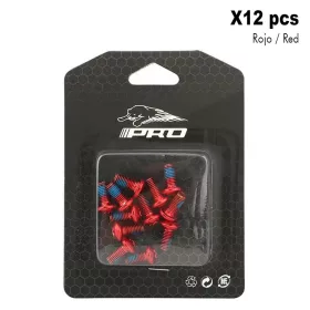 Piros tárcsacsavarok (12 db)