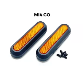   Hátsó kerék csavaros kupakja reflektorral Xiaomi MI4 Go-hoz (csavarokkal együtt)